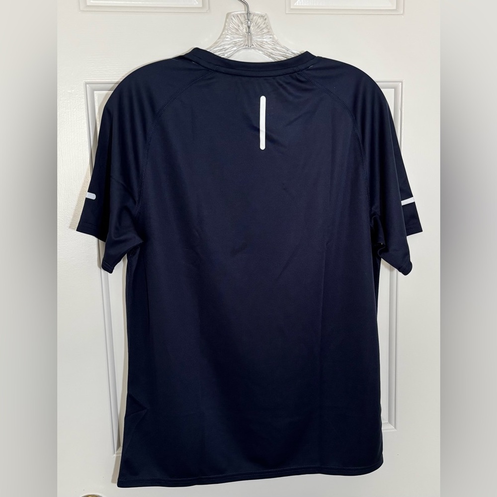 Three Zengvee Men's Short Sleeve Workout Tees - Black, Gray, and Blue
(nwot) - Picture 3 of 3